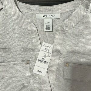 WHBM button up tank. Size XXS.